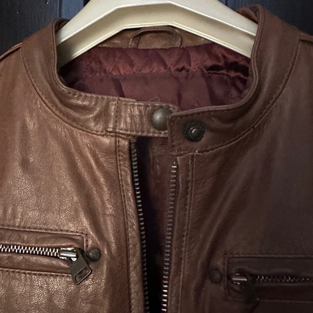 Levi’s Premium Brown Leather Jacket